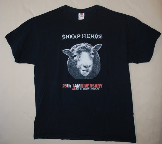 Sheep Fiends 25th Jamniversary Farm Jam VII 2016 Black XL Preowned