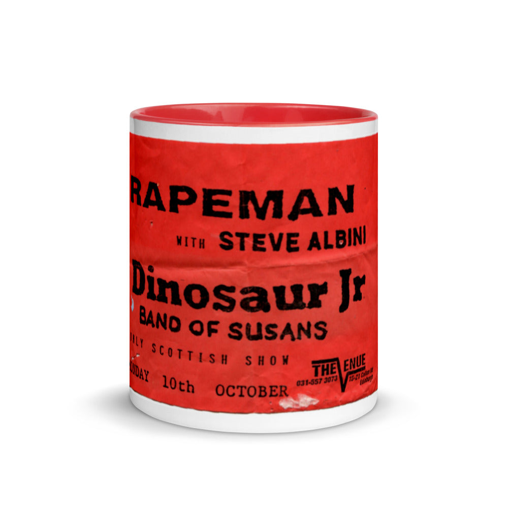 R'man (Albini) with Dinosaur Junior and Band of Susans • Mug with Color Inside