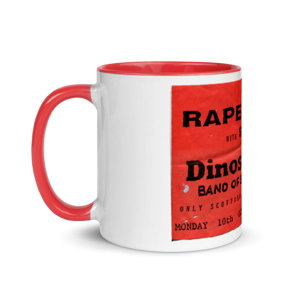 R'man (Albini) with Dinosaur Junior and Band of Susans • Mug with Color Inside
