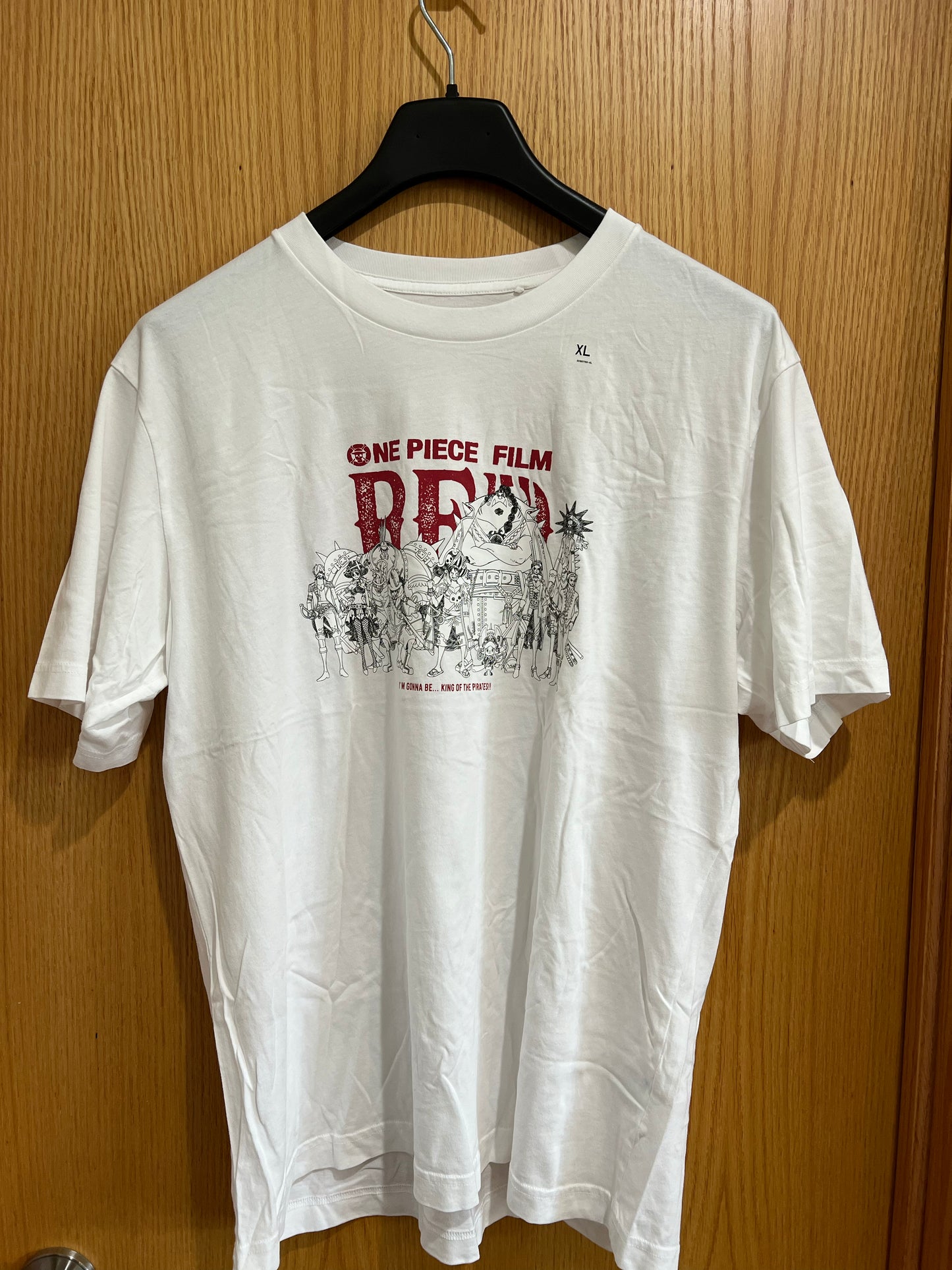 One Piece Film • RED • White • XL • Preowned