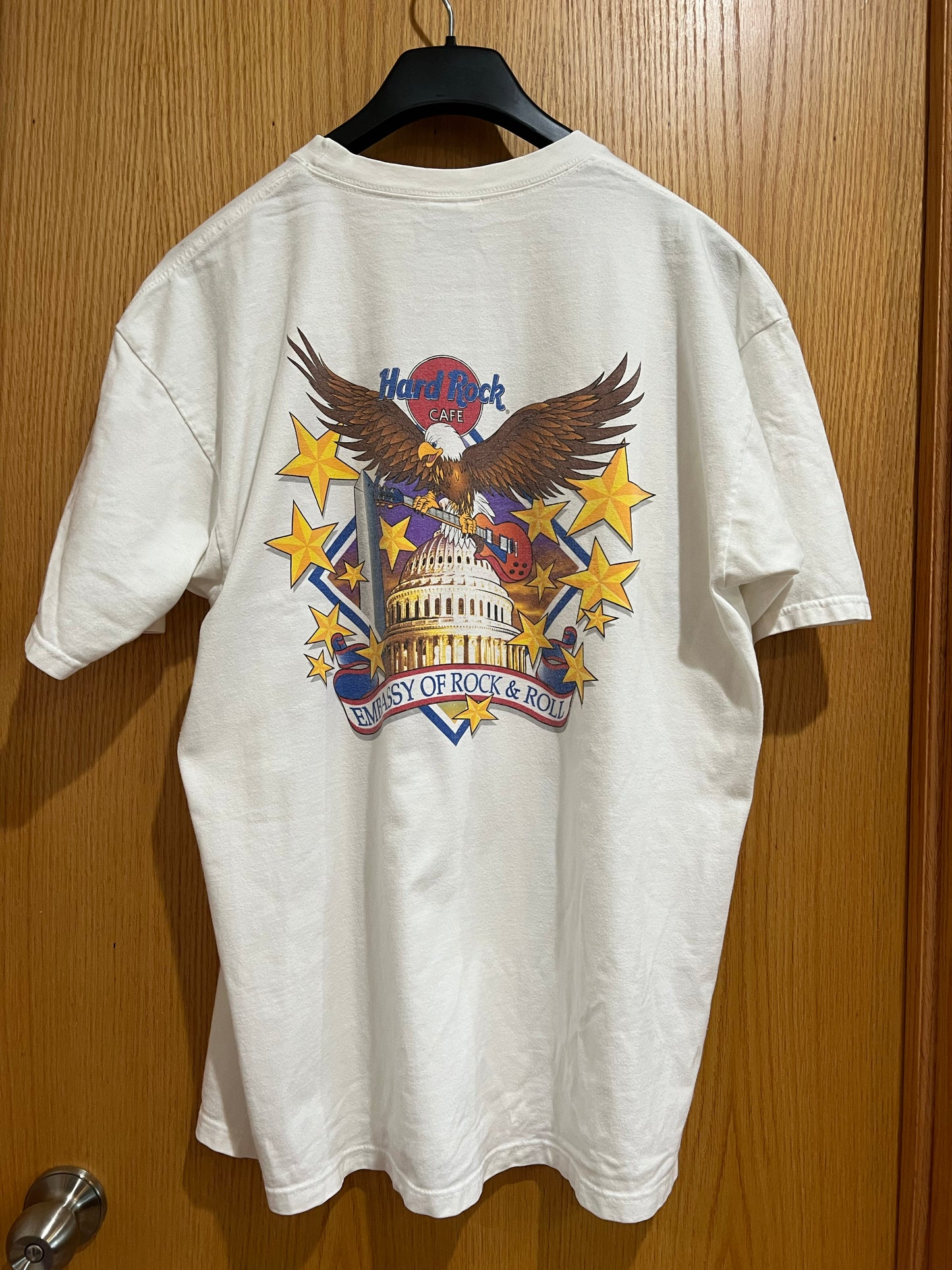 Hard Rock Cafe • Washington DC • White • XL • Preowned