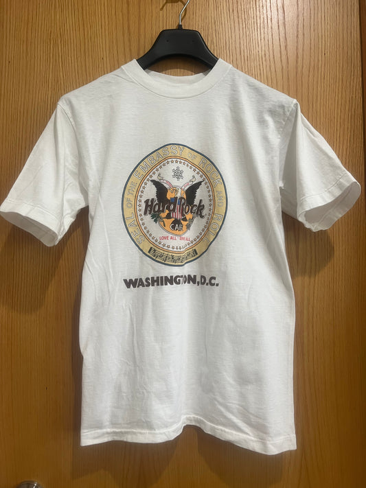 Hard Rock Cafe • Washington DC • White • L • Preowned