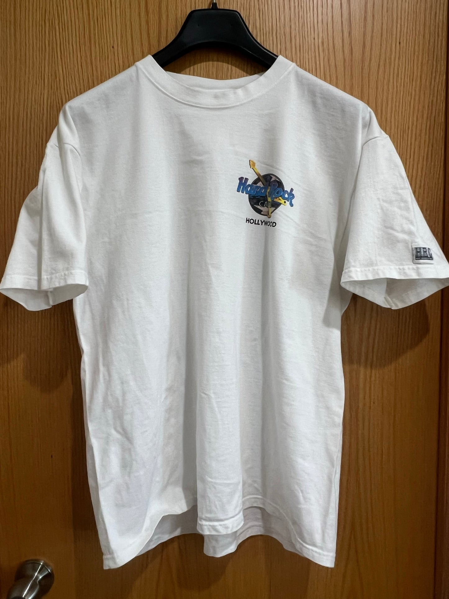 Hard Rock Cafe • Hollywood • White • XL • Preowned