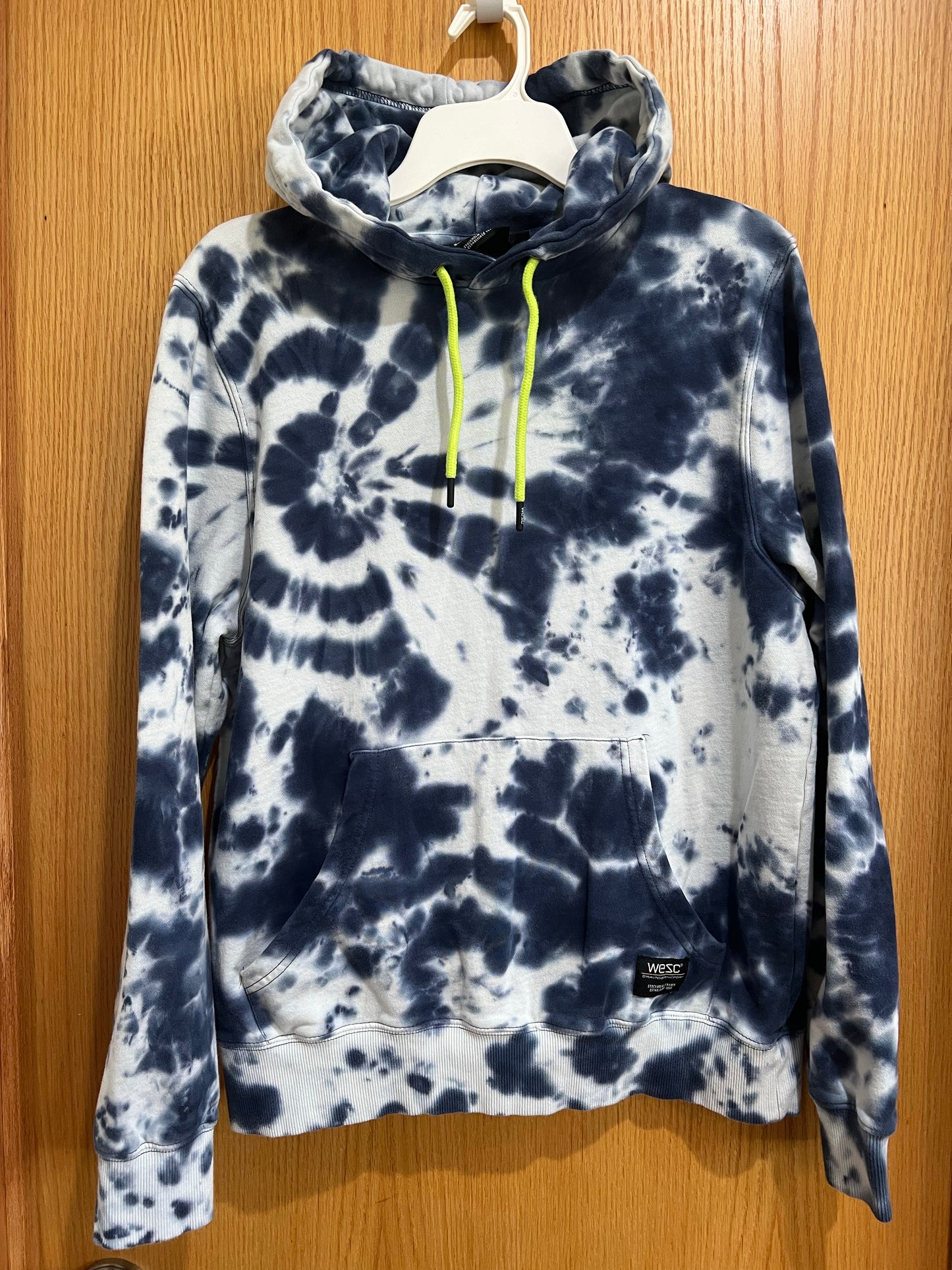 WESC Hoodie • Tie-Dye • Blue • M/L • Preowned