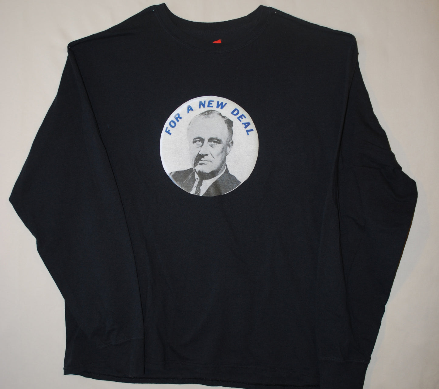 FDR • For a New Deal • Black • Long Sleeve • XL • Preowned