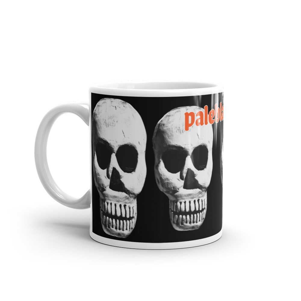 Pale Black T-shirts Skulls 11oz Mug
